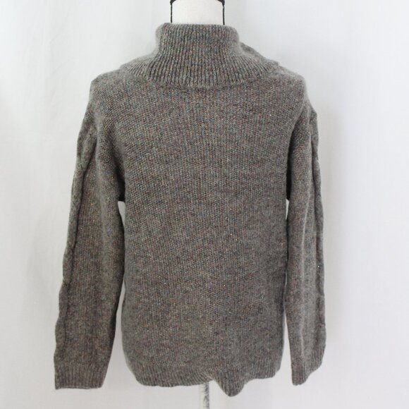 Charter Club Grey Sparkly Knit Cowl Neck NWT - Picture 4 of 5